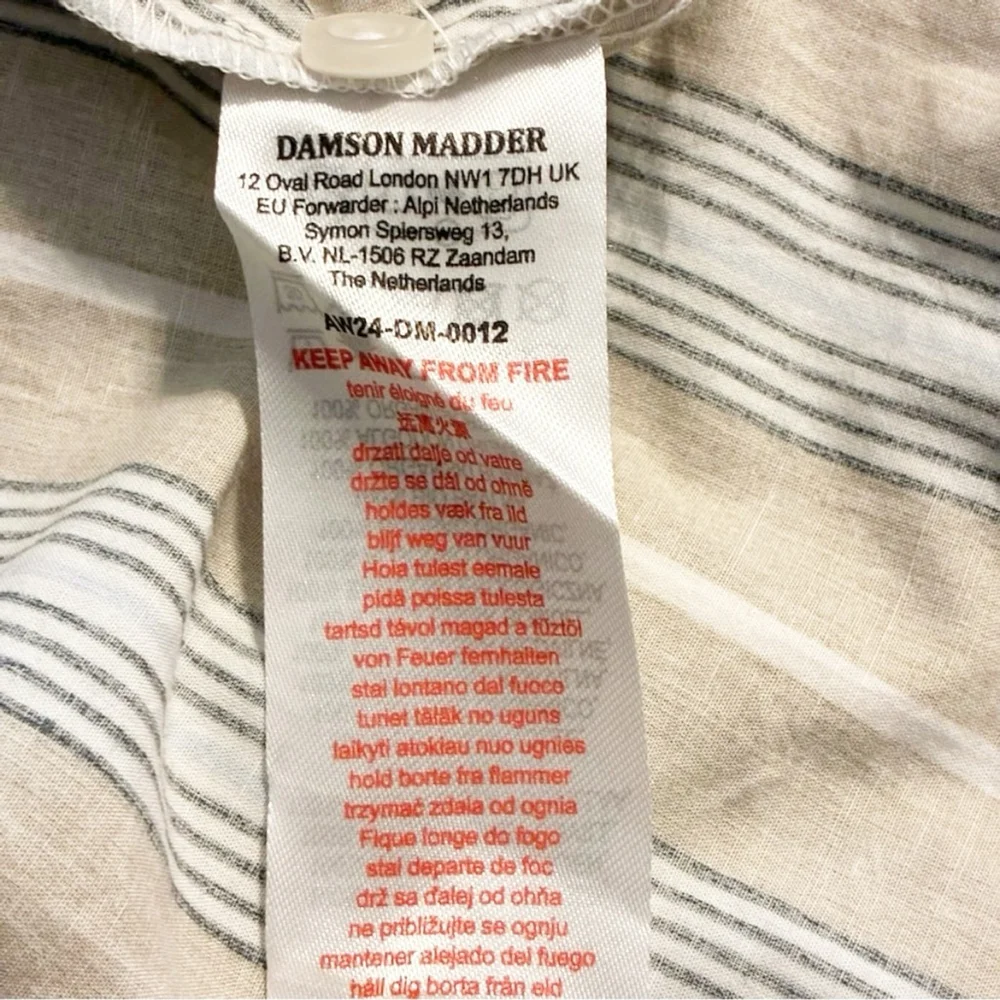 Damson Madder NWT Kylie ruffled button down long sleeve shirt size UK12(US 8) - Picture 14 of 16